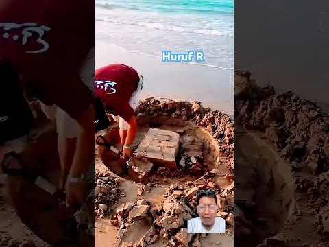 Hanya huruf R #beachart #فن #رسمتي #r #dubbing #trending #shorts