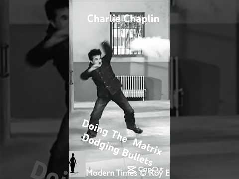 Charlie Chaplin Doing The Matrix and Dodging Bullets #viral #subscribe#shorts #trending#shortsfeed