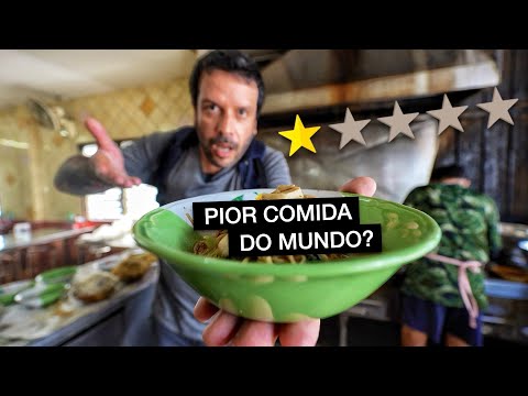 Provando a comida PIOR AVALIADA na Tailândia!! 😳 🇹🇭