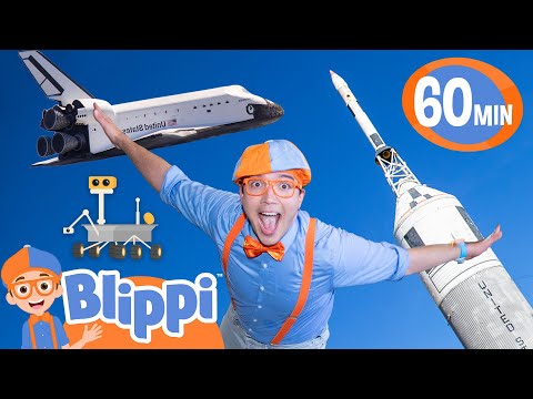 Blippi Learns About Space Vehicles - Blippi | Educational Videos for Kids