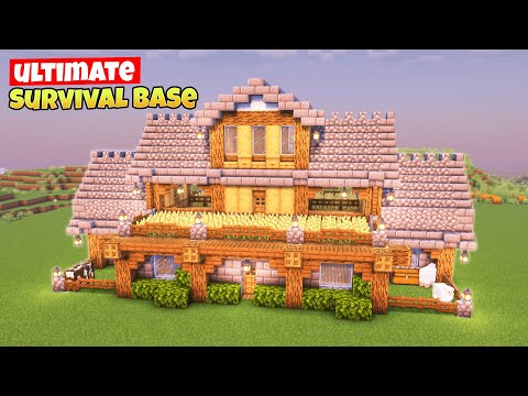 Minecraft Ultimate Survival Base Tutorial⚒️