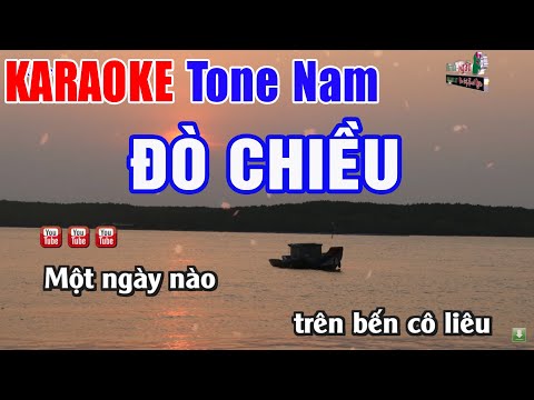 Đò Chiều Karaoke Tone Nam – Beat Chuẩn | Nhạc Sống Thanh Ngân