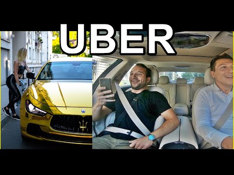 UBER - Reakcja pasażerów na złote Maserati w Krakowie! 430 HP!