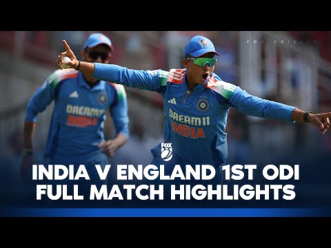 India vs England 1st ODI I Full Match Highlights I Kayo Mini I 06/02/25 I Fox Cricket