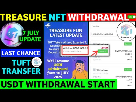 Good News🛑 Treasure NFT Withdrawal Start | Treasure Fun Binance List | Treasure Nft New Update Today