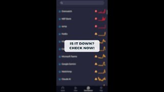 Did you know the Speedtest app has a dedicated Downdetector tab?