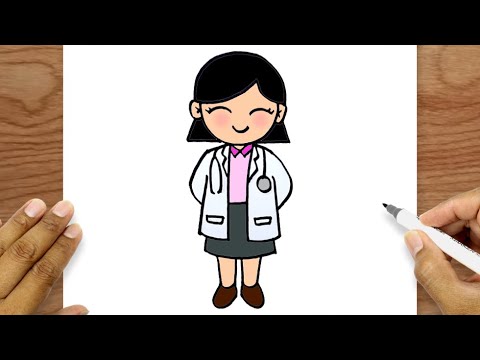 Doctor Drawing Easy | How To Draw A Doctor Easy