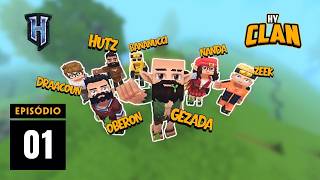 Reuni os MELHORES JOGADORES do HYTALE (Hytale Clan #01)