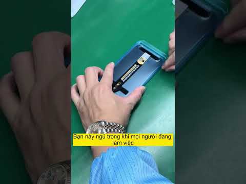bạn này ngủ trong giờ làm vì đã làm đủ sản lượng, #hatgiongthanhdat; #review; #giadung; #shorts