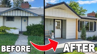1 Year Abandoned House Transformation (Time-lapse)