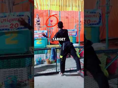 Permainan pasar malam paling seru😱 #shortsfeed #reaction #games #viralvideo