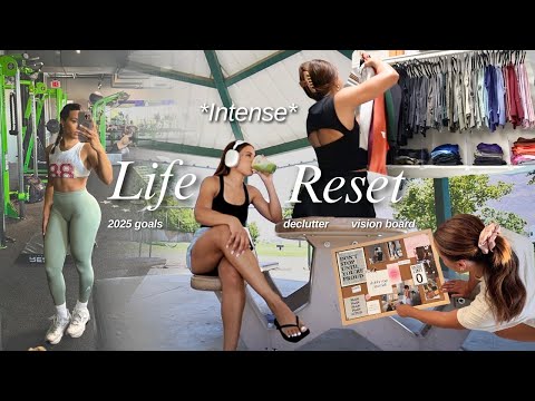 Mid-Year LIFE RESET| goal setting, declutter, 2025 vision board, healthy habits