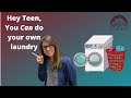 Mastering Laundry Skills for Independence