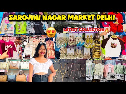 Sarojini Nagar Market Delhi latest Collection💓Starts Rs.30 | Shopping With Shop No | Market Is Open