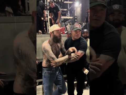 Security stops Post Malone from meeting fans
