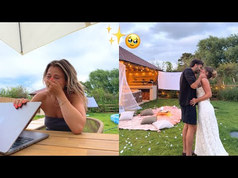 i had some news 🥹, house reno update + our wedding anniversary weekend VLOG