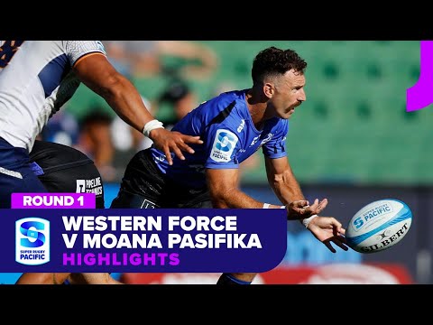 Western Force v Moana Pasifika Highlights | Round 1 | Super Rugby Pacific 2025