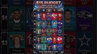 Create your team #nfl #teams