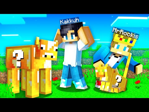 Minecraft, MUTTA Mobit On LUCKY BLOCKEJA?! w/ MrRockis