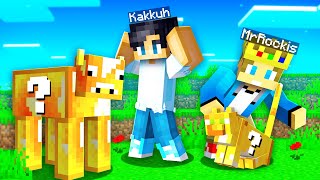 Minecraft, MUTTA Mobit On LUCKY BLOCKEJA?! w/ MrRockis