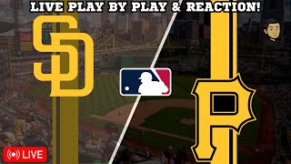 San Diego Padres vs Pittsburgh Pirates | MLB Livestream Live Radio Broadcast