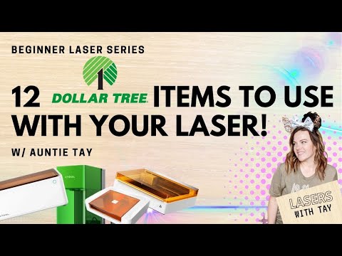 Easy and fast things you can cut and engrave from DOLLAR TREE with your Laser