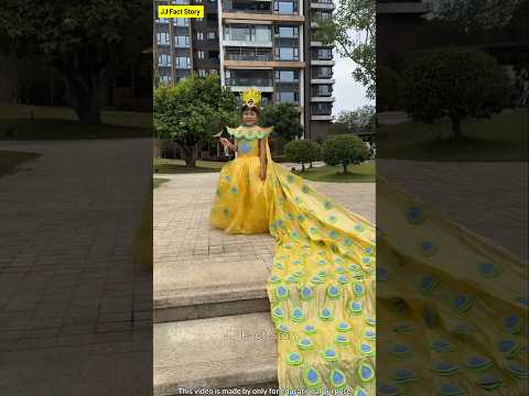 Ching Family Mumma ne bnaya Peacock style Dress ๐ฆ