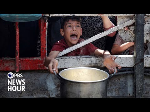 YouTube video thumbnail: Gaza Experiencing 'Worst Case' Scenario of Famine, Leading aid Group Warns