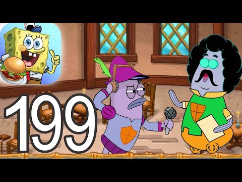 SpongeBob Krusty Cook Off - King Neptune's Vomitorium Level 61 - 70 Gameplay Video 198 (iOS Android)