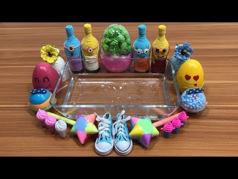 MIXING RANDOM THINGS Into CLEAR SLIME !! SATISFYING Slime Videos