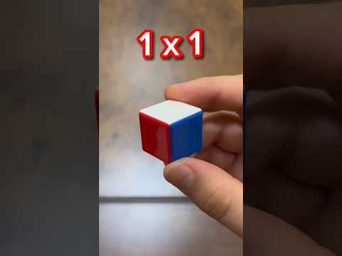 Every Rubik’s Cube From 1x1 To 19x19 #rubikscube #shorts #cubing #viral #fyp
