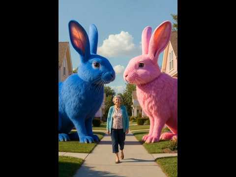 😨se lapin sauve mamie avec un grand courage 😨#shorts #animauxhéros #viral