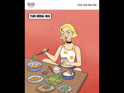 Mời Cơm | Chị Chị Em Em #shorts #suzustudio
