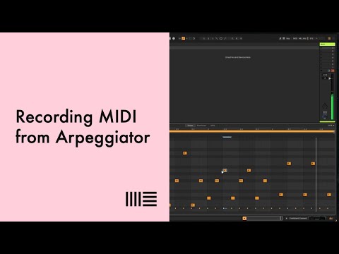 Live Tips: Recording MIDI from Arpeggiator