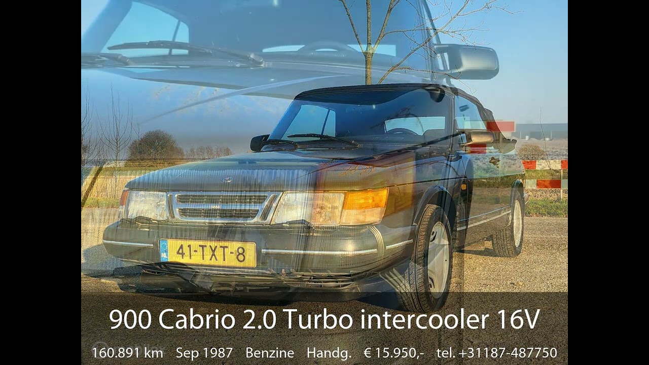 Vista previa del video del Saab 900 Turbo S 16V (1987)