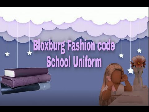 Bloxburg School Uniform Codes