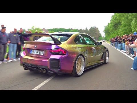 Modified BMW's Leaving BIMMERFEST 2025! FAILS, POLICE, M5 G90 Akrapovic, M4 CSL, M3 CS, M8, M2..