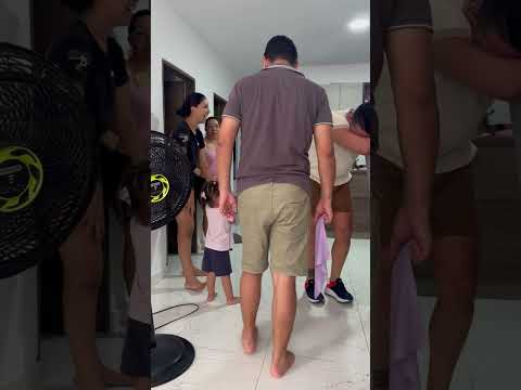 Friends prank mom by breaking a broom during a dance