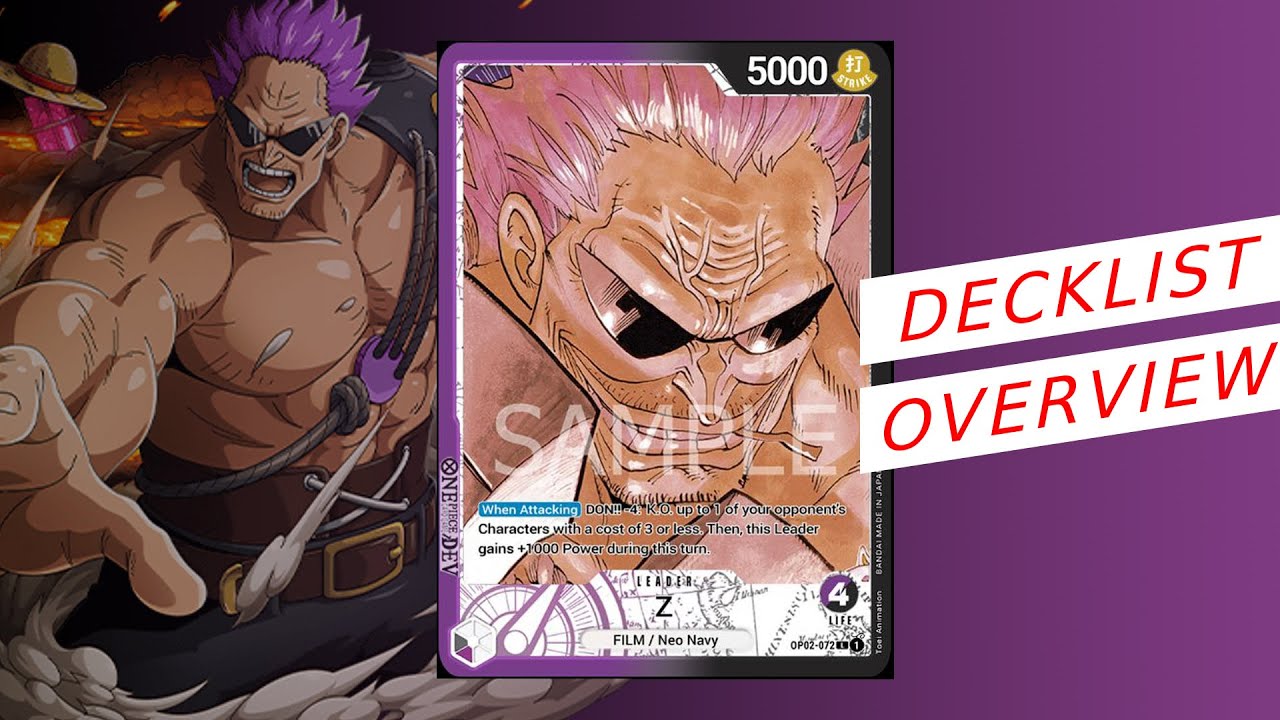 OP02 TOP DECK : la decklist Zephyr
