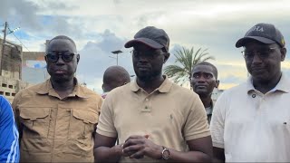 VISITE PRÉSIDENTIELLE À THIARROYE | BASSIROU DIOMAYE FAYE AUX COTÉS DES SINISTRÉS...