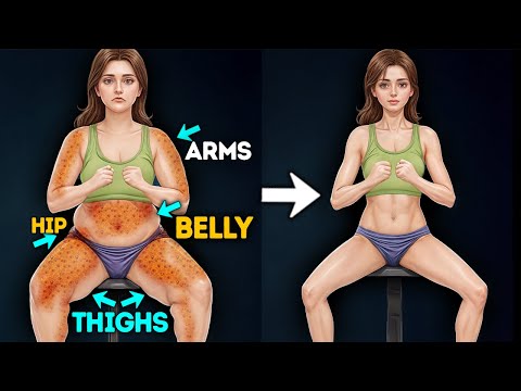 ARM + BELLY + HIPS + THIGHS FAT BURN WORKOUT