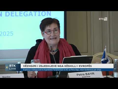 Kryetarja e PACE, Petra Bayr, mban konferencë për media pas procesit zgjedhor 10.02.2025