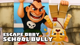 ESCAPE SCHOOL BULLY 😠🏫 | ROBLOX OBBY ASMR | EL MILO GATO