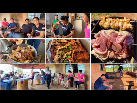 PREPARAMOS UM ALMOÇO BRUTO DE BÃO PARA AS VISITAS NO SÍTIO| CONTINUANDO ENVERNIZAR