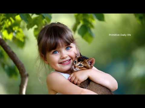 Too Cute to Handle! This Girl and Her Baby Cat Buddies Will Melt Your Heart