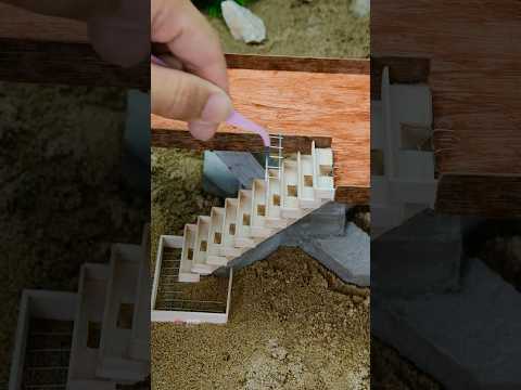 How I Made the Foundation of This Mini House So Fun  #vfuho #miniature #diy