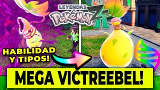 INFORMACIÓN Y DETALLES OFICIALES DE MEGA VICTREEBEL - Megaevolución Pokémon Leyendas ZA - pachi66