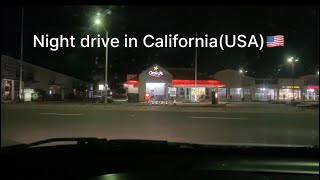 Night driving in city- California, USA🇺🇸