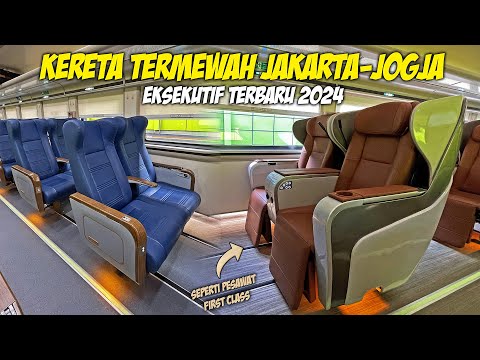 KE JOGJA NAIK KERETA API EKSEKUTIF TERBARU 2024‼️ APAKAH LEBIH NYAMAN ??