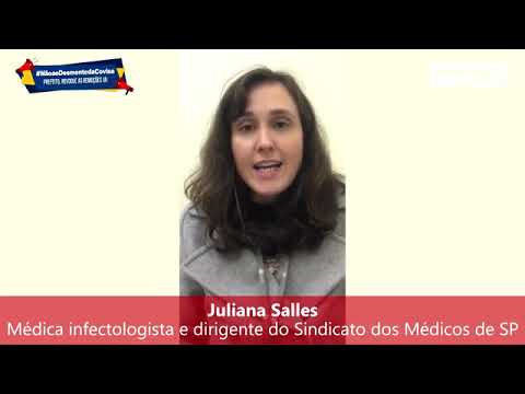 Juliana Salles, médica infectologista e dirigente do Simesp, fala sobre o desmonte da Covisa